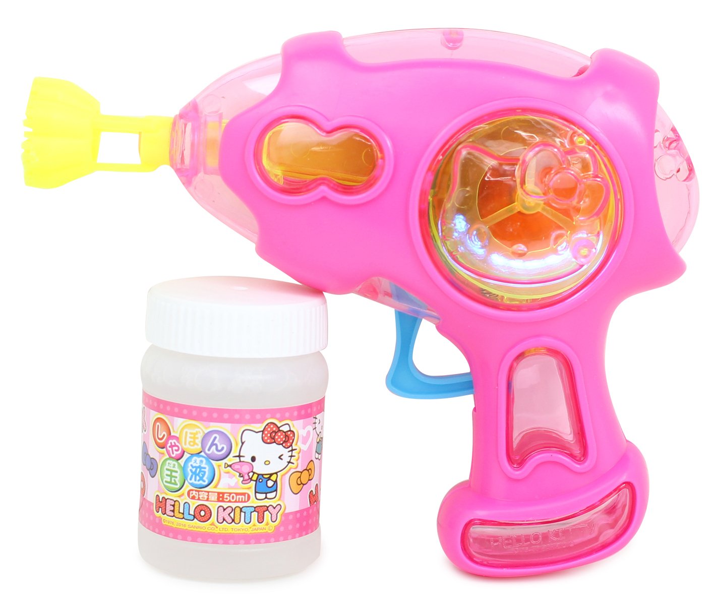 Amazon | ハローキティ しゃぼん玉 電動 ピカピカ バブルシューター